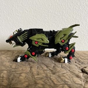 Zoids 2002 Liger Zero Panzer Green White Tomy Hasbro Incomplete